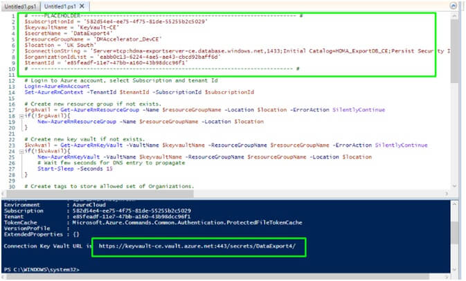 run script