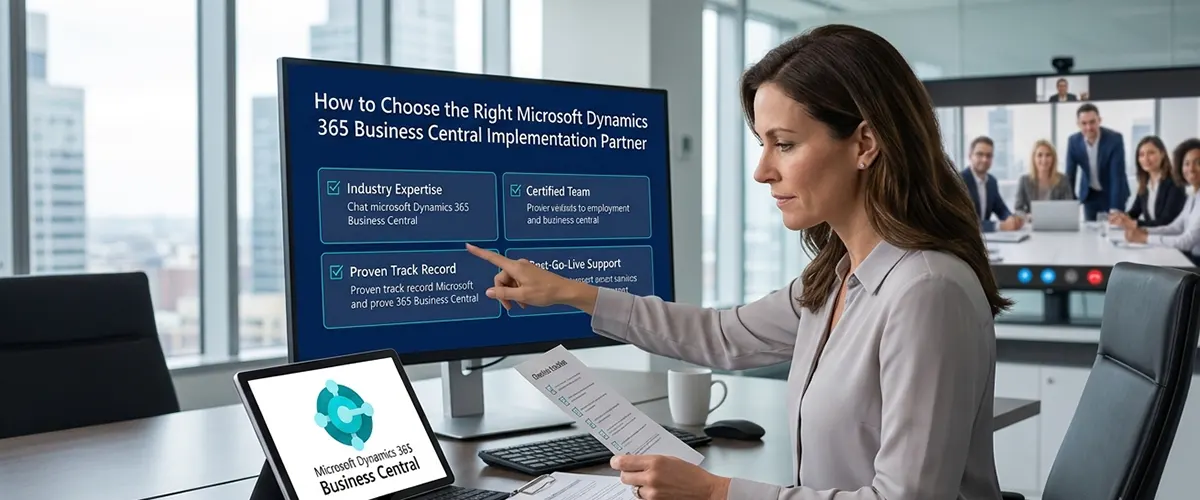 How to Choose the Right Microsoft Dynamics 365 Business Central Implementation Partner